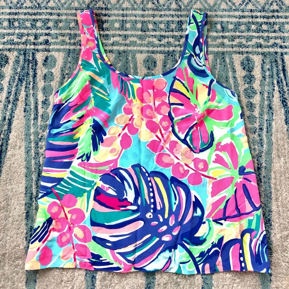 Lilly Pulitzer Large Silk Tank